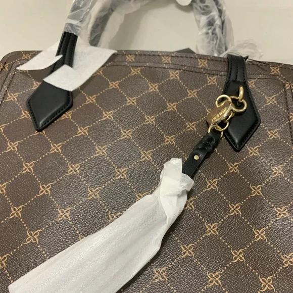 NWT Nine West Jet Set Paisley Tote Crossbody Shoulder Bag - Picture 9 of 12